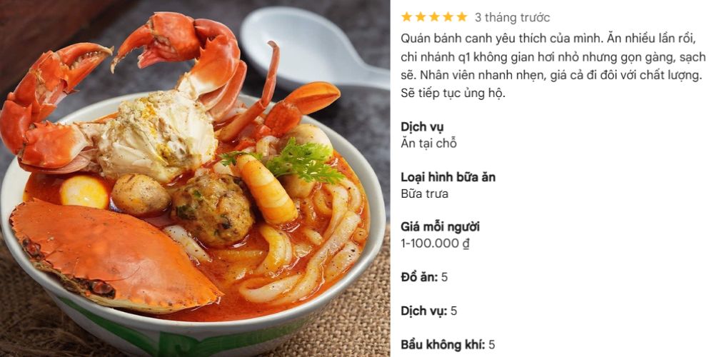 Tô bánh canh đầy ắp topping có thể cung cấp năng lượng cho ngày dài 