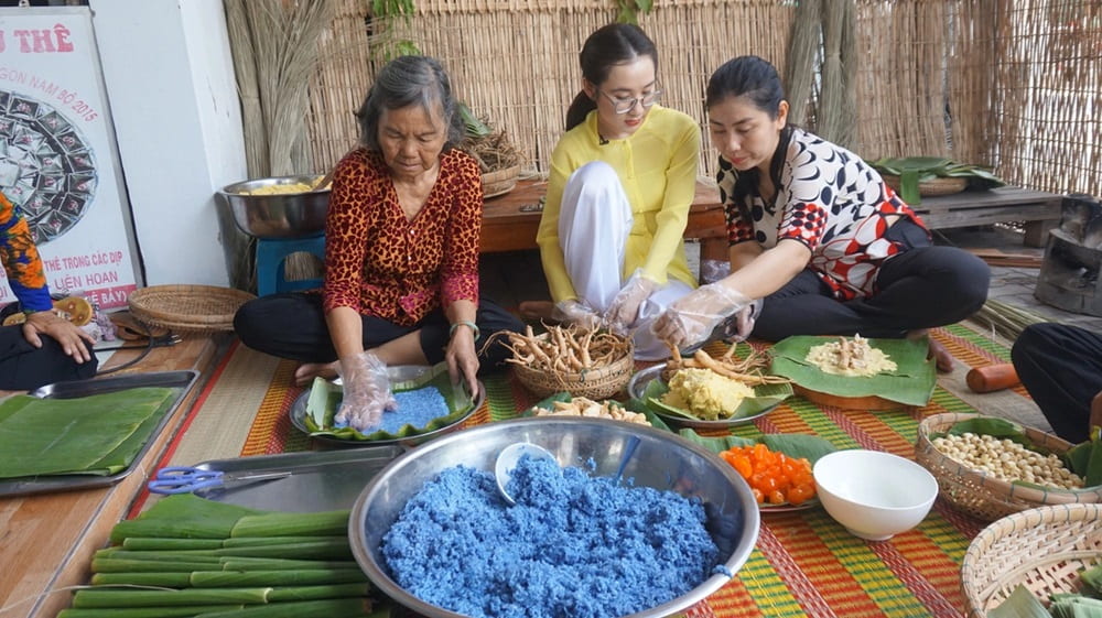 Bánh Tét nhân sâm Cồn Sơn đoạt giải cao tại Lễ hội bánh dân gian Nam Bộ