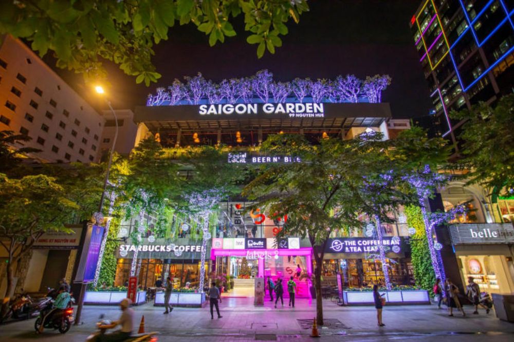 Saigon Garden - Địa điểm ăn chơi sang chảnh trên đường Nguyễn Huệ (Ảnh: Sưu tầm Internet)