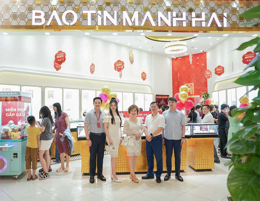 Thương hiệu bán vàng bạc Bảo Tín Mạnh Hải đã có mặt tại trung tâm 