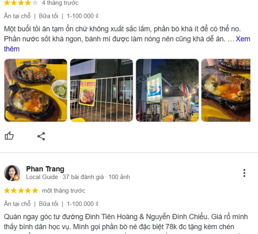 Đánh giá và nhận xét chân thực về quán Bò né 3 Ngon (Ảnh: Sưu tầm Internet)