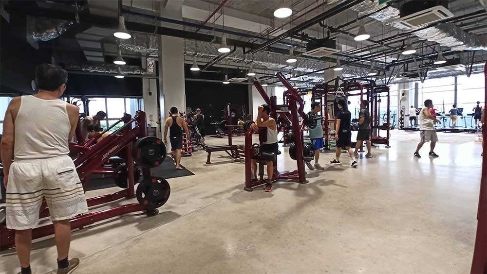 Phòng tâm gym hiện đại 