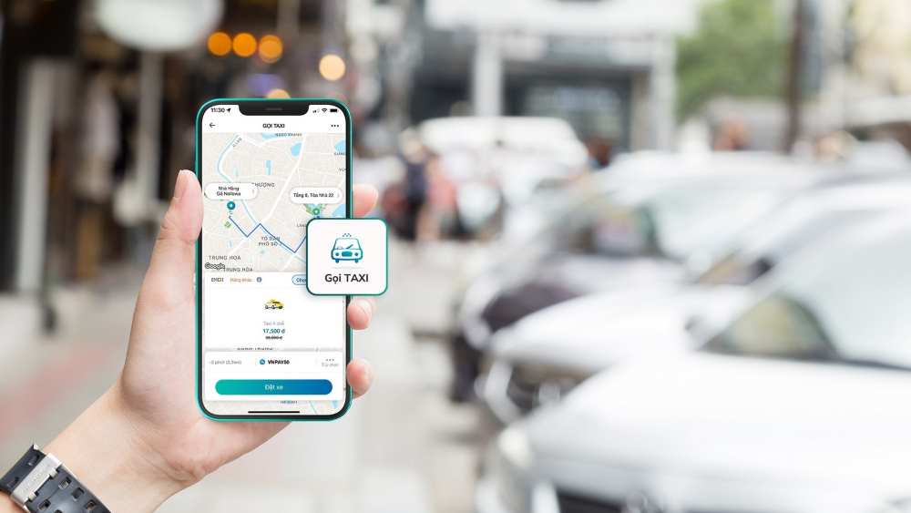 Đặt xe qua ứng dụng Taxi Sen Hồng 
