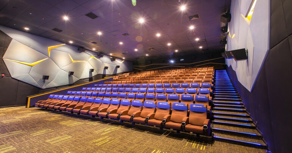 Không gian phòng chiếu phim tại Mega GS Cinemas Lý Chính Thắng