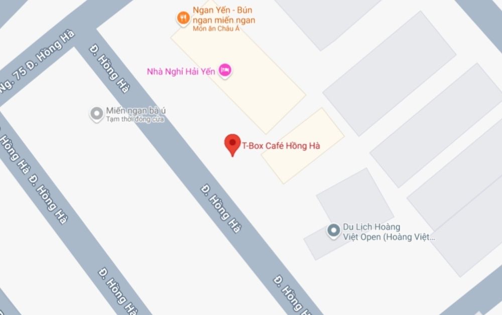 Chỉ đường đến T-Box Cafe Phim trên bản đồ 