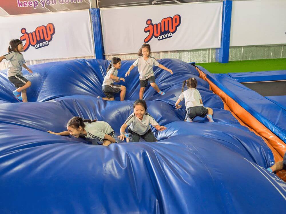 Các bạn nhỏ vui chơi tại Jump Arena (Ảnh: Sưu tầm Internet)