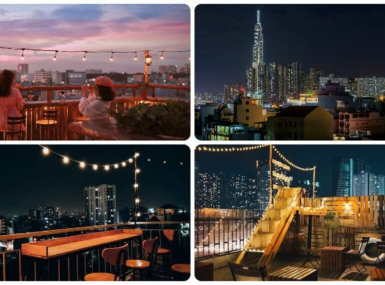 Top 15 quán rooftop Sài Gòn view cực đỉnh, chill hết nấc