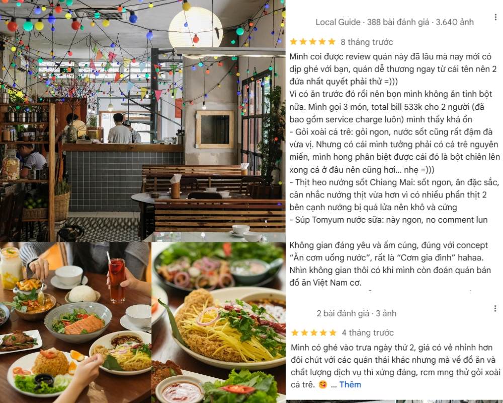 Thai Bistro & Coffee là mô hình nhà hàng Thái kết hợp quán cafe