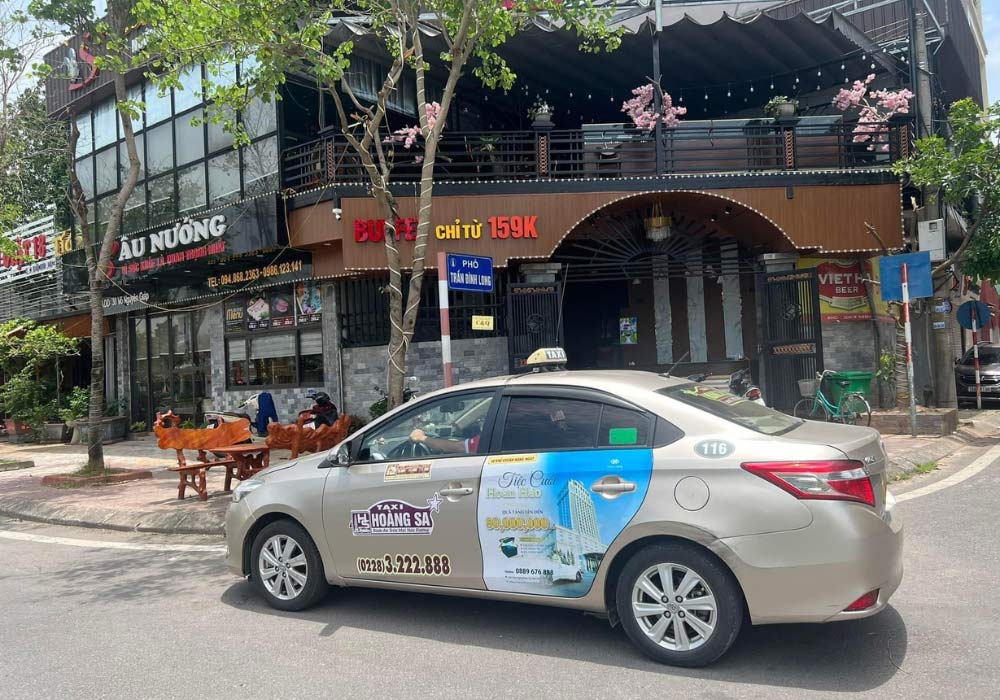 Taxi Hoàng Sa hoạt động chủ yếu tại khu vực trung tâm thành phố Nam Định