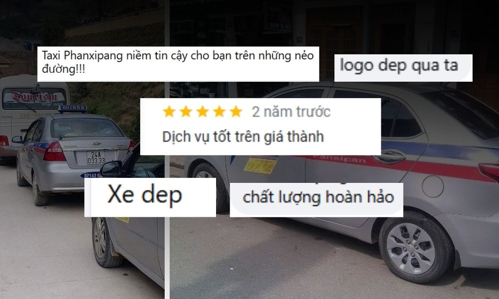 Taxi Phanxipang tại Lào Cai nhận được nhiều phản hồi tốt từ các khách hàng cũ 