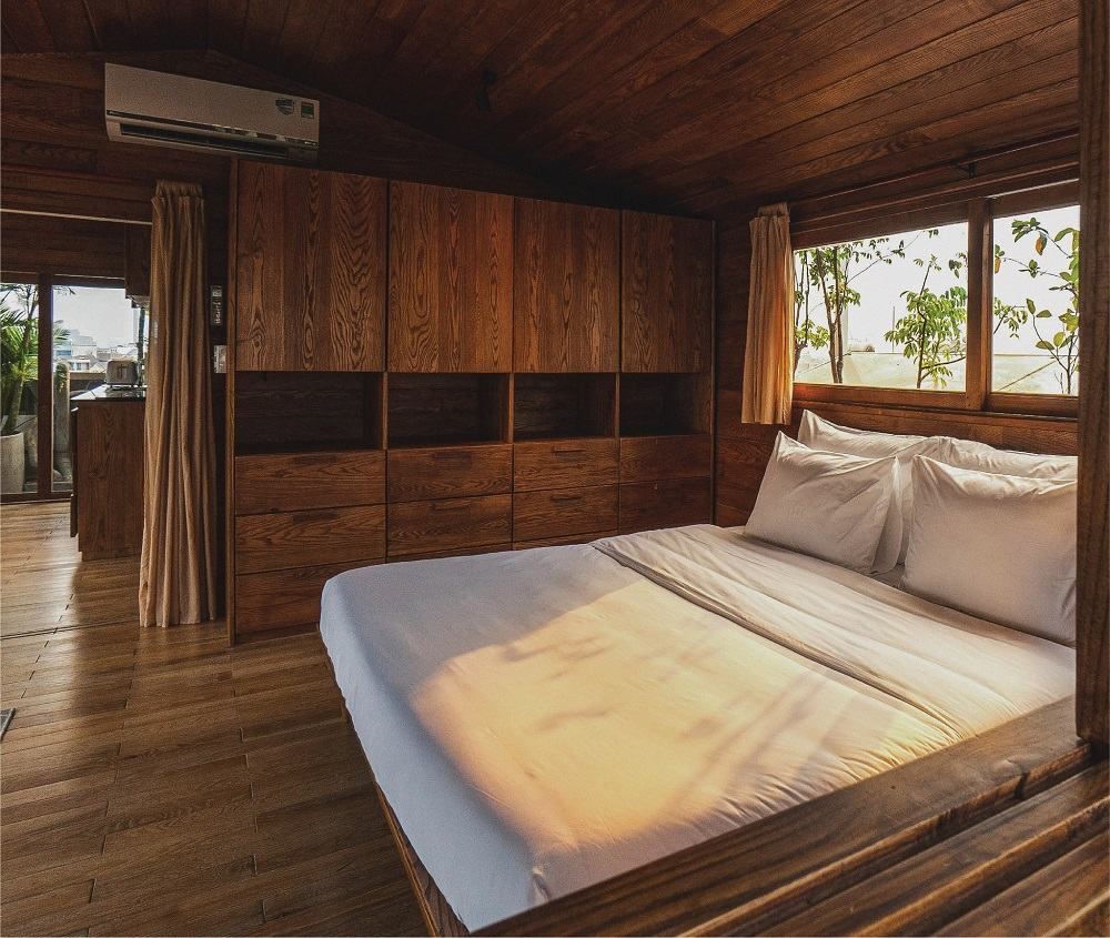 Căn hộ “hot” nhất tại Nexus House Retreat Làng Báo Chí với view sân thượng bao quát toàn bộ tầm nhìn trên cao của Quận 2 (Ảnh: Fanpage NEXUS HOUSE) 