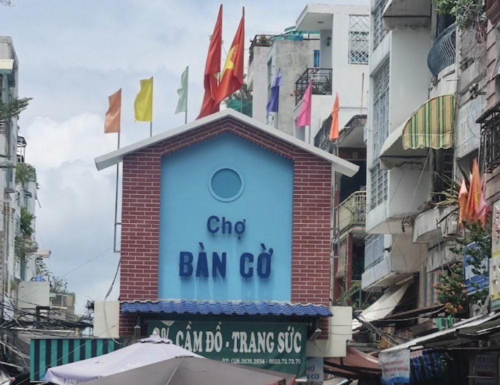 Chợ Bàn Cờ là khu giao thương sầm uất tại Sài Gòn