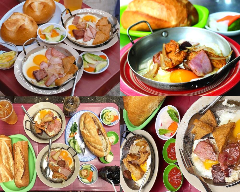 Menu đơn giản nhưng những món ăn đều được bài trí vô cùng đẹp mắt và ngon miệng 