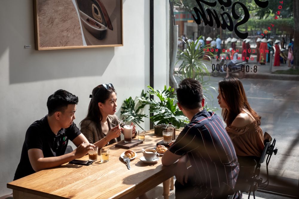 Ai đã từng đến Sóng Sánh Cafe đều không thể quên được cảm giác bình yên và thư thái 