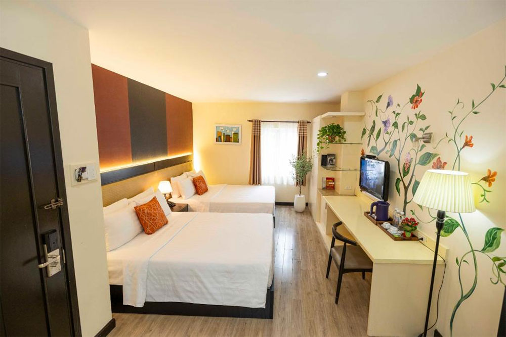 Phòng tại Asian Ruby Hotel & Apartment (Ảnh: Booking.com)