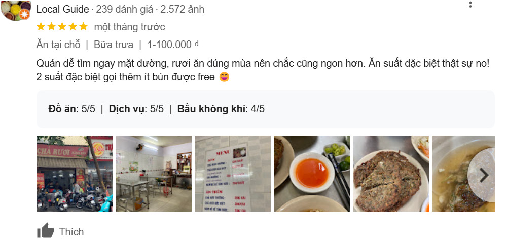 Đánh giá chất lượng của khách hàng về Chả Rươi Hằng Béo (Ảnh: Sưu tầm Internet)