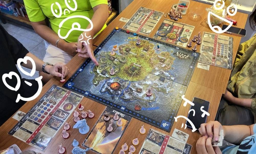 Muôn vạn trạng thái khi chơi board game