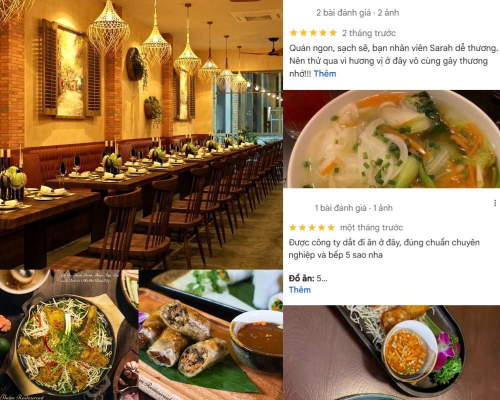 De Tham Restaurant đáp ứng yêu cầu của những thực khách muốn ăn tối ở Quận 1 theo chế độ thanh đạm 