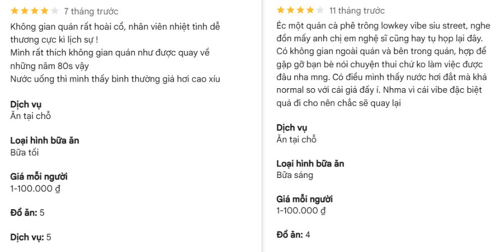 Không gian hoài cổ là những gì mà khách hàng thường nhắc về Hoàng Thị 