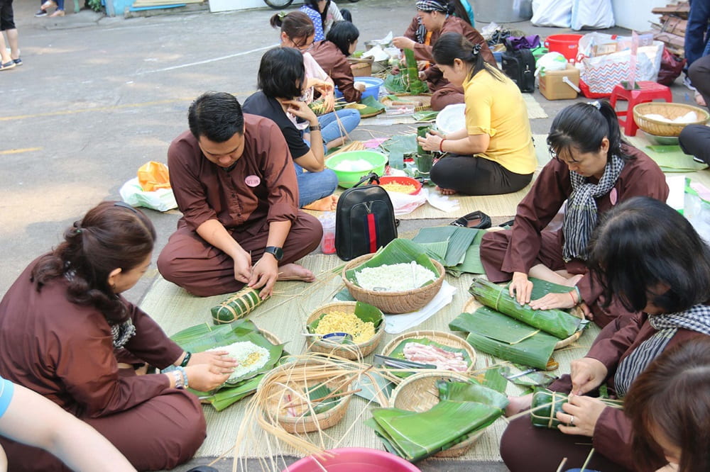 Bánh Tét đã xuất hiện từ thời vua Hùng 