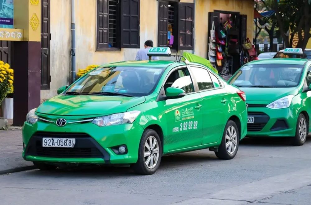 Taxi Mai Linh nổi tiếng tại Quảng Ngãi (Ảnh: Taxi Mai Linh)