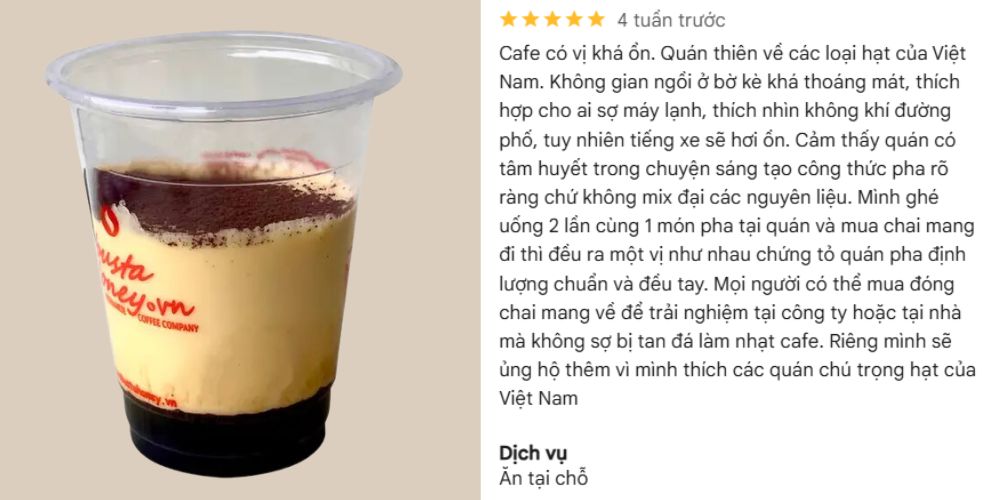 Vị cà phê trứng tại Balzar De Cafe mang đậm chất Việt Nam đặc trưng 