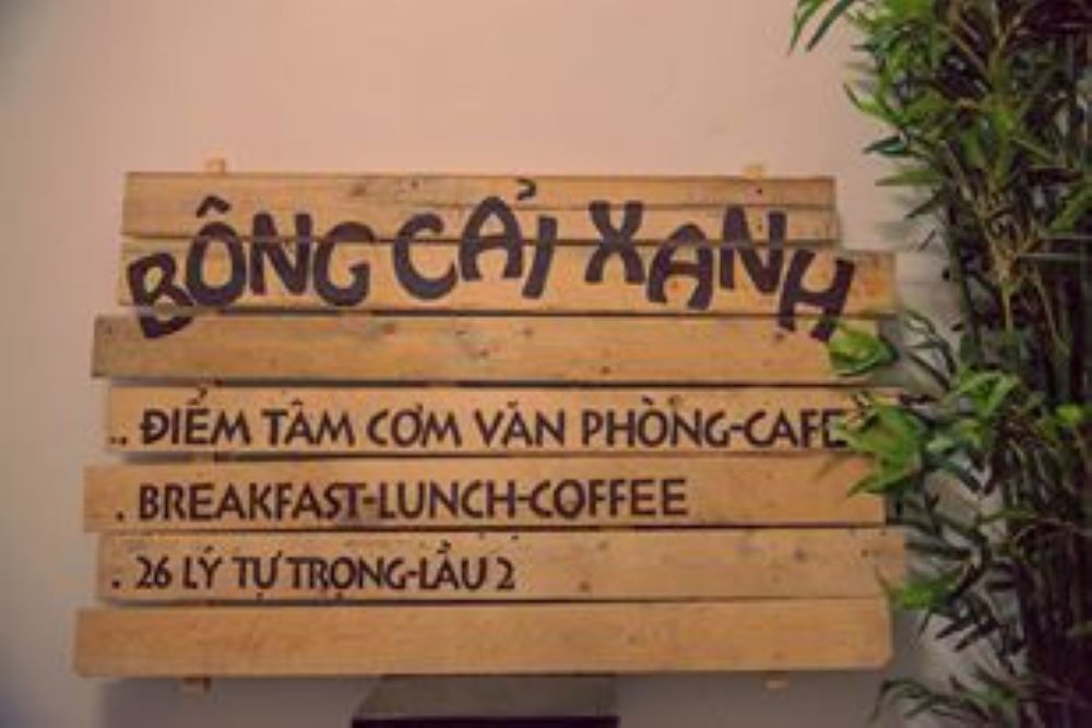 Bông Cải Xanh Cafe là quán cafe cơm trưa văn phòng quận 1 nổi tiếng
