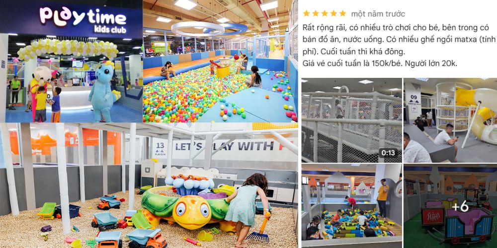 Playtime Kids Club mang đến đa dạng trò chơi cho các bé