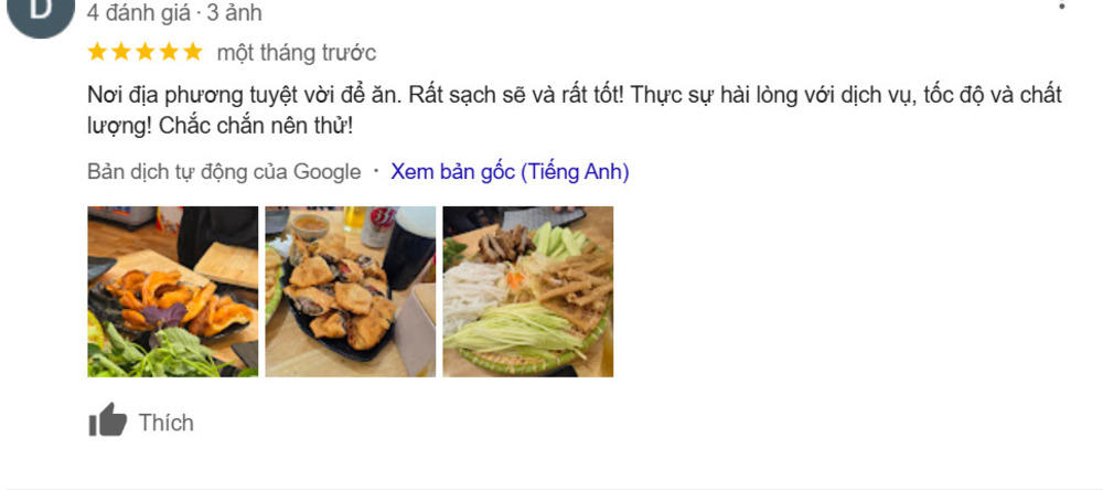 Đánh giá quán nem nướng Nha Trang Ý Thiên từ khách hàng (Ảnh: Sưu tầm Internet)