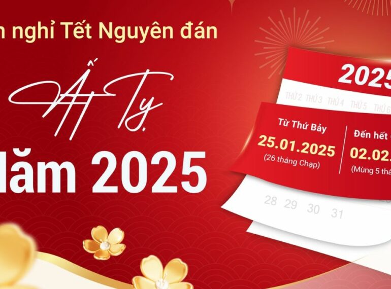 lịch nghỉ tết 2025