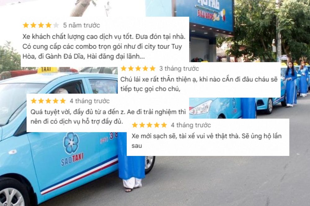 Sao Taxi mang đến trải nghiệm du lịch tuyệt vời cho khách hàng (Ảnh: Sưu tầm Internet)