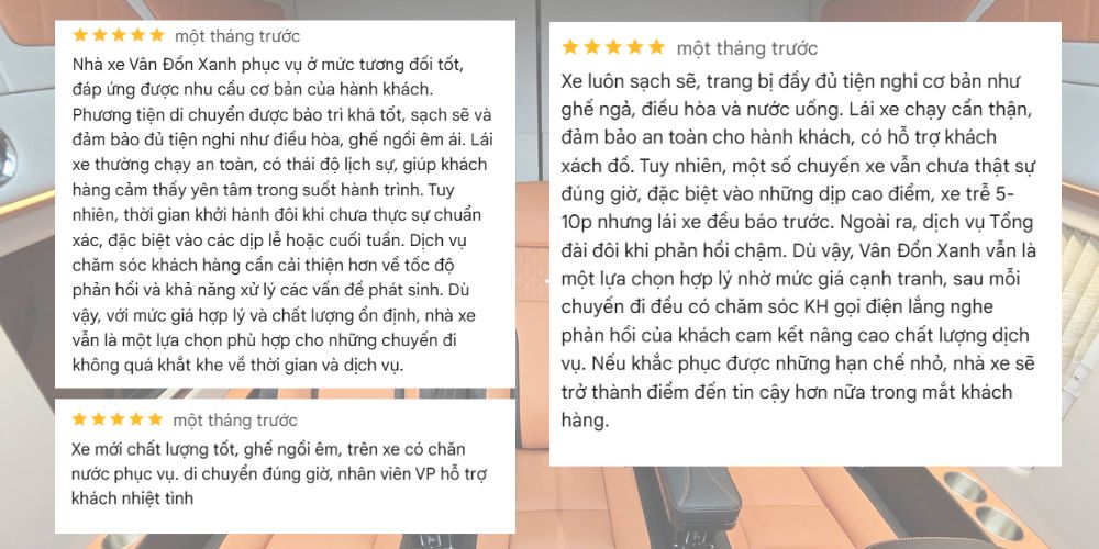 Những dòng feedback “siêu thực” của khách hàng về hãng taxi Vân Đồn Xanh