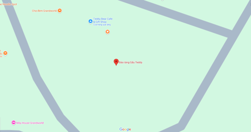 Bản đồ vị trí bảo tàng Gấu Teddy (Ảnh: Google maps)