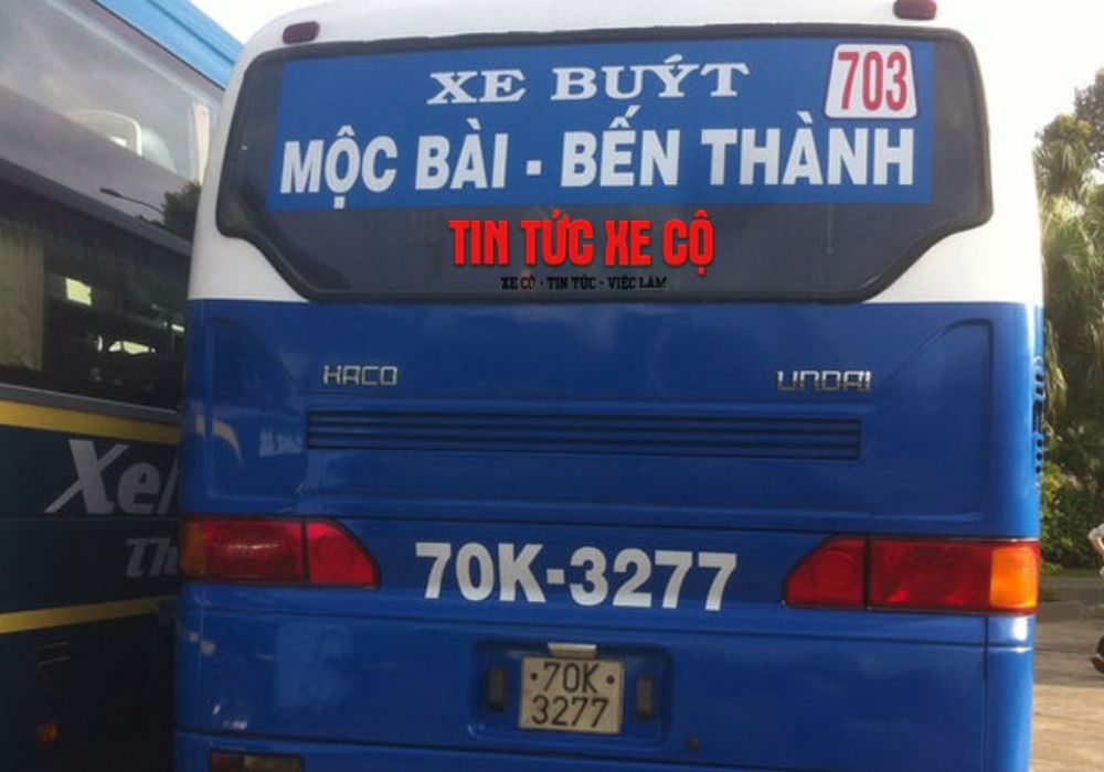 Tuyến xe bus 703 có thể đưa bạn đến Chùa Thiền Lâm nhanh và gần nhất (Ảnh: Sưu tầm Internet)