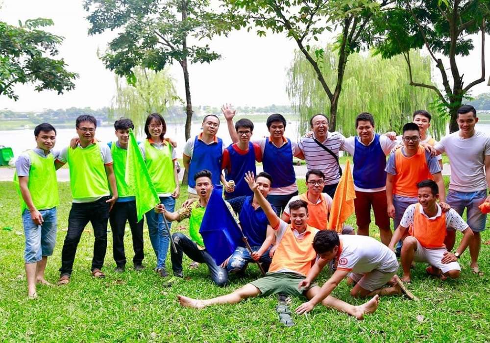 Rất nhiều hoạt động teambuilding sôi động được diễn ra ở đây