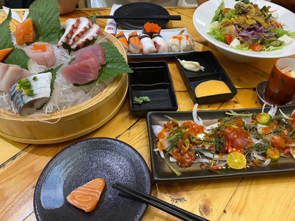 Taiki Sushi Thủ Đức mang đến một thực đơn rất đa dạng 