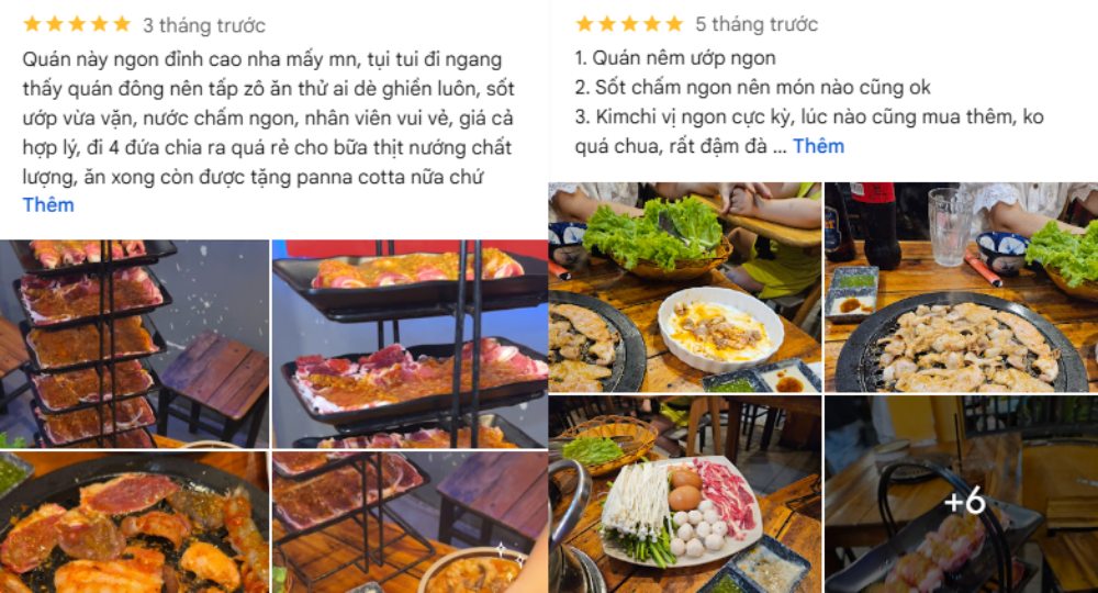 Đồ ăn BÚN BBQ HOUSE chất lượng, phục vụ nhanh, khách thích sự đa dạng của món Nhật - Việt 