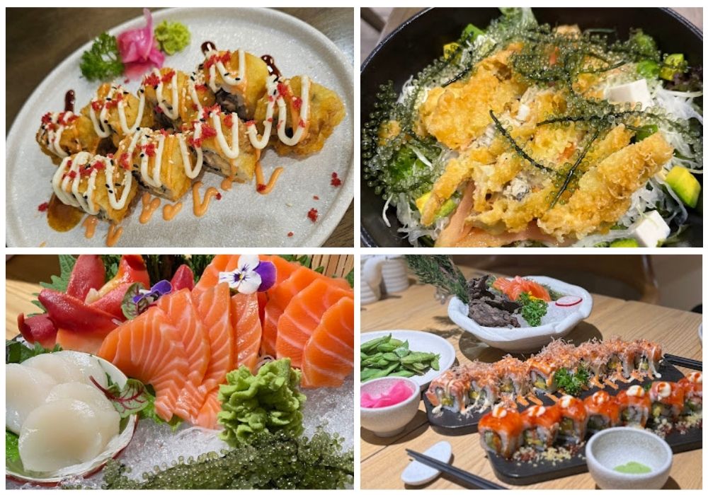 Các món ăn tại Sushi Way Quận 3 đều được trang trí tỉ mỉ, đẹp mắt (Ảnh: Sưu tầm Internet)