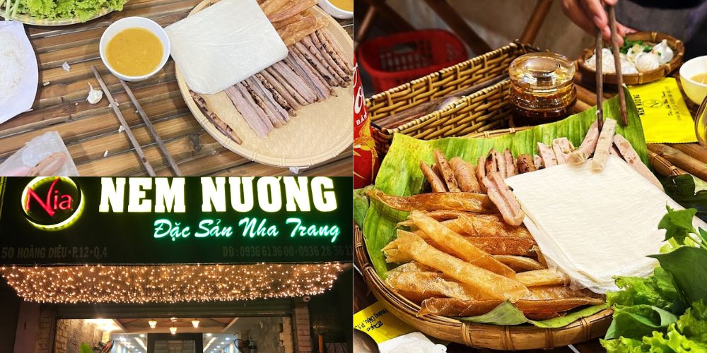 Nia là tiệm nem nướng mang đậm phong cách ẩm thực miền Trung 