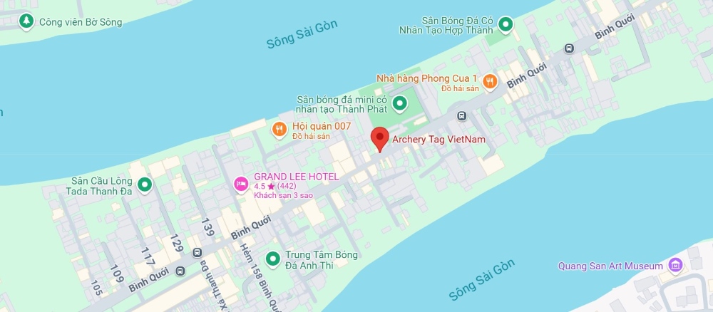 Vị trí của câu lạc bộ trên bản đồ (Ảnh: Google Maps)