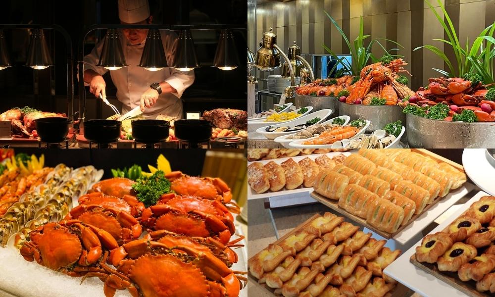 Nhà hàng buffet 5 sao TPHCM La Brasserie có không gian bếp mở cho thực khách trải nghiệm ẩm thực độc đáo