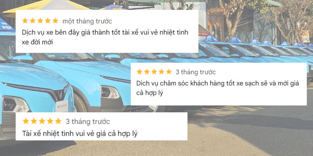 Nhận xét khác hàng về dịch vụ xe điện Lado 