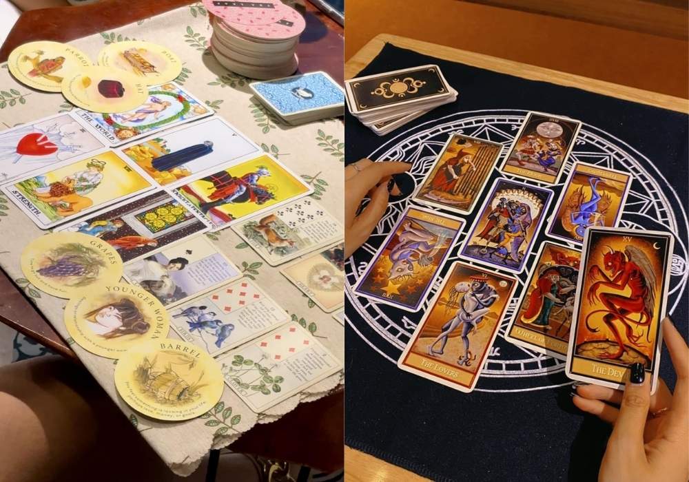 Bạn có thể trải nghiệm xem Tarot miễn phí khi đến quán 