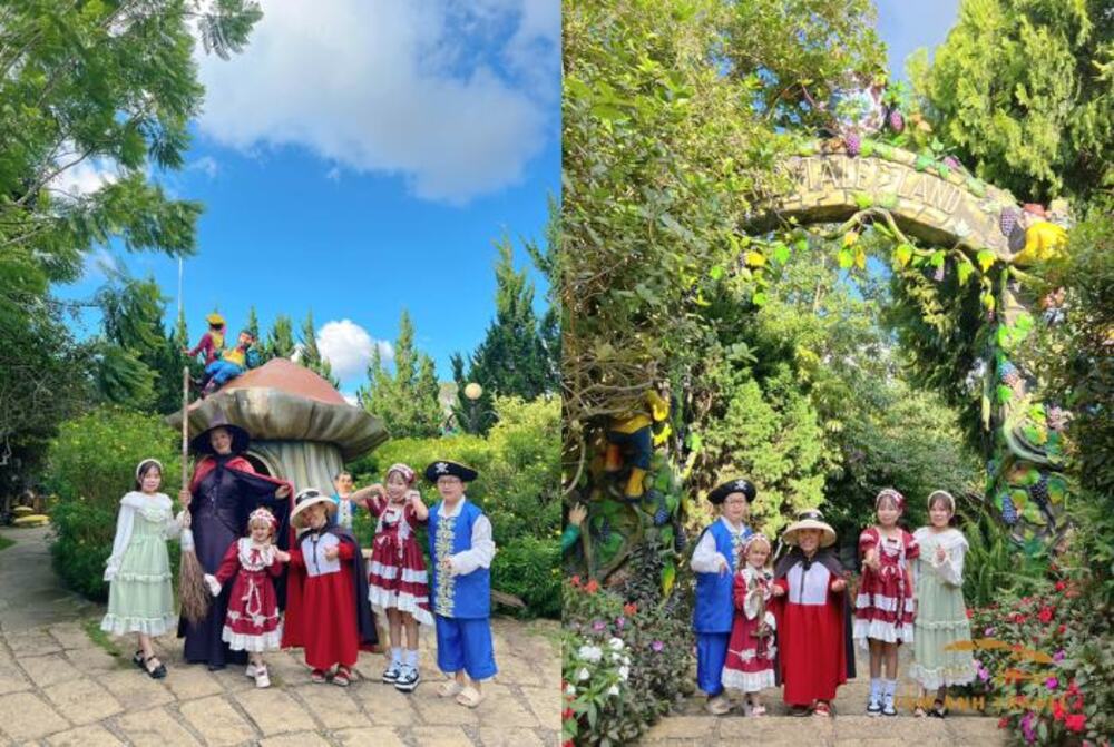 Fairy Land đưa du khách vào không gian thần tiên với loạt trò chơi và những cảnh quan huyền ảo 