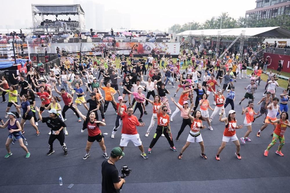 California’s Fitness Festival thu hút hàng ngàn người với hoạt động thể thao (Ảnh: Sưu tầm Internet)