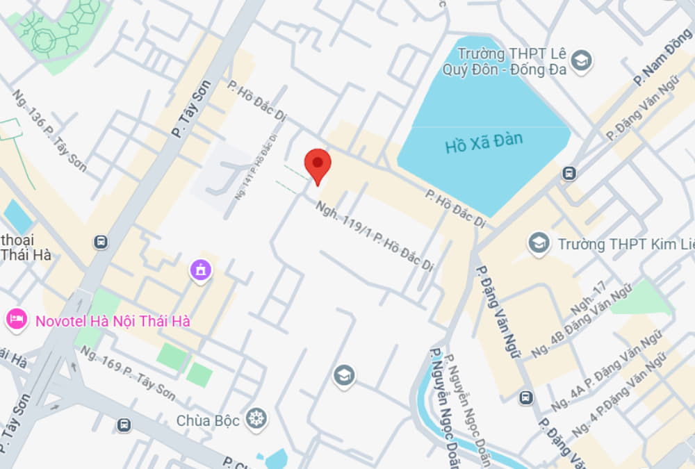 Hình ảnh vị trí chợ dân sinh Nam Đồng trên bản đồ (Ảnh: Google Maps)