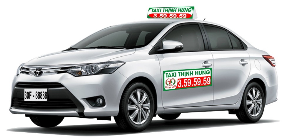 Taxi Thịnh Hưng có đội xe hùng hậu tại Việt Yên (Ảnh: Taxi Thịnh Hưng)