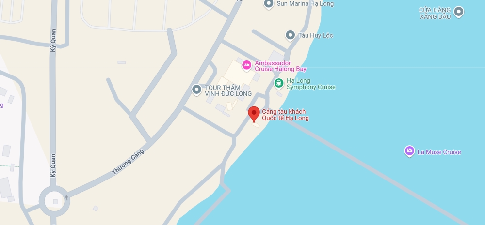 Địa chỉ mua vé tham quan Vịnh Hạ Long (Ảnh: Google Maps)