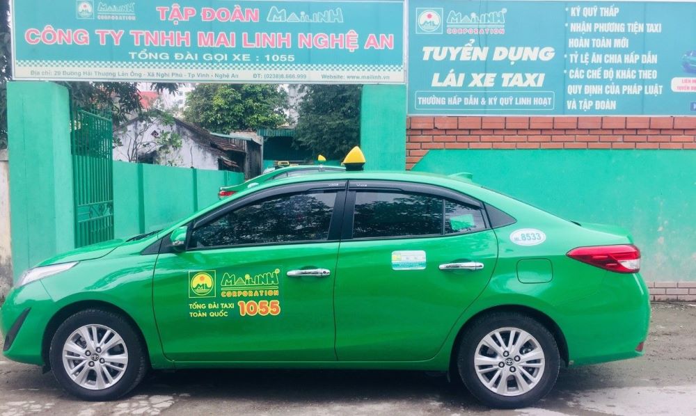 Taxi Mai Linh tại Vinh sở hữu đội xe đa dạng 