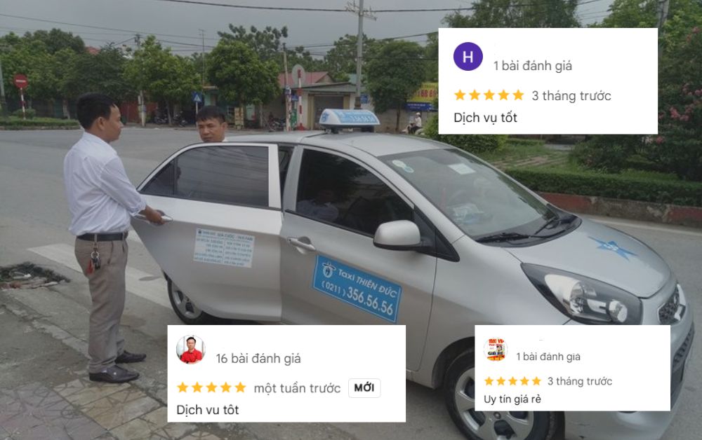 Phong cách phục vụ của taxi Thiên Đức Tam Dương được đánh giá cao về độ uy tín và dịch vụ tốt (Ảnh: Google Maps)